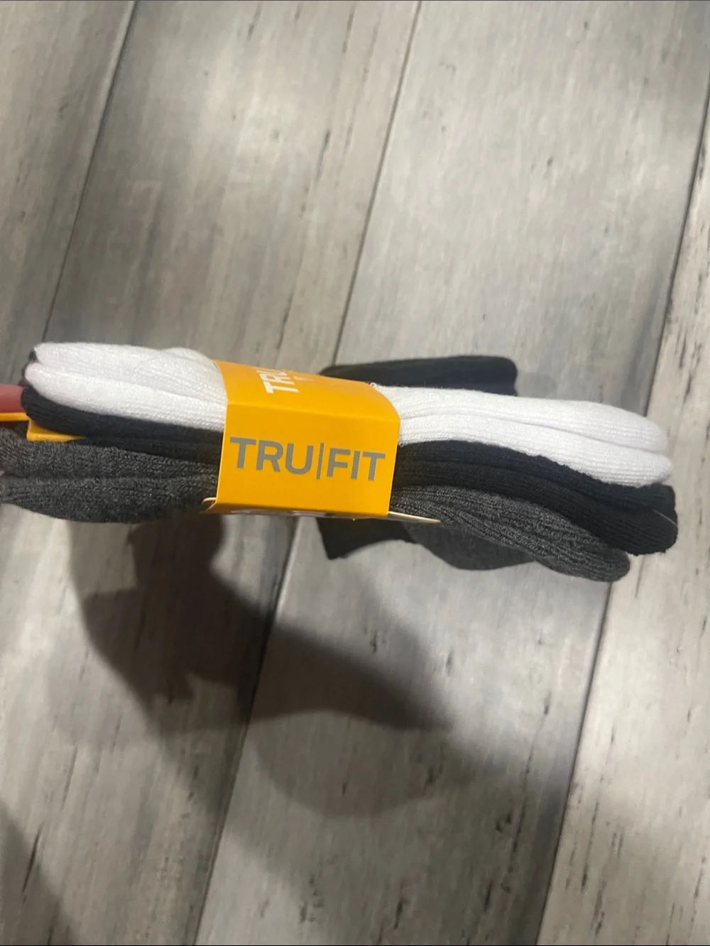 TruFit Boys' No-Show Athletic Socks - Black & White Size 6